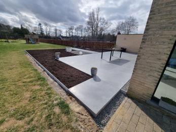 Terras Renovatie In Gepolierde Beton | Davo Projects